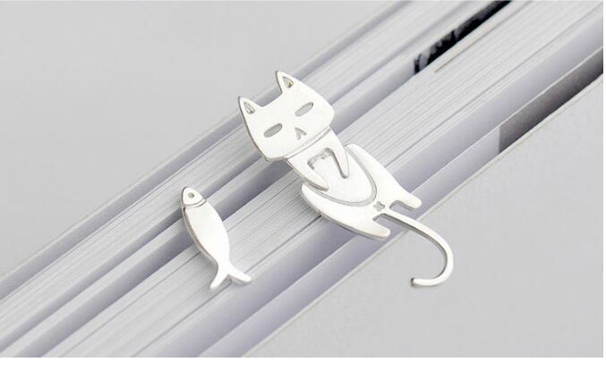 S925 Sterling Silver Stud Earrings Fashion Detachable Cat Fish Pin Studs Cute Comet Silver Earrings