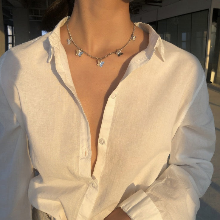 Fashion OL All-match Ins Style Pendant Necklace