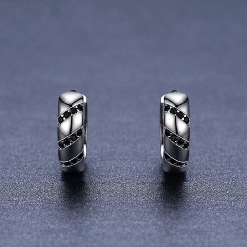 European And American Retro Women's Round Earrings Beautiful Temperament Copper
