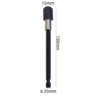 Hexagon Handle Black Cap Quick Release Self-locking Extension Connector