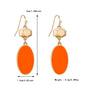 Colorful Flower Stud Earrings European And American Summer High Sense
