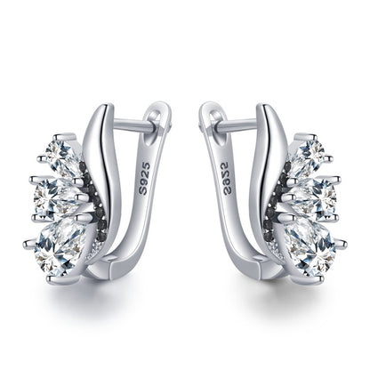 Classic Wings Shape Women's Drop-shaped Zircon