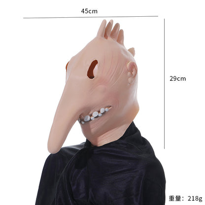 Halloween Devil Mask Trick Adam And Barbara