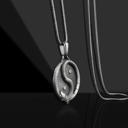 Men's Personalized Stylish And Simple All-match Pendant Sweater Chain