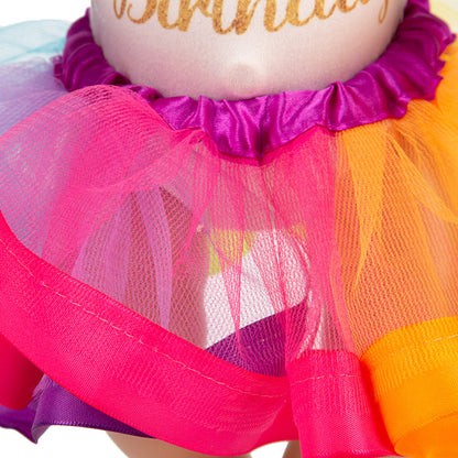 Fit 18 Inch 43Cm Pop Kleding Accessoires Geboren Nieuwe Baby Kinderkleding Met Regenboog Rok Voor Baby Verjaardag gift