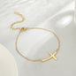 Simple Cross Bend Bracelet