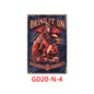 Retro Tin Painting Bar Home KTV Wall Hanging