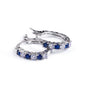 Colorful zircon ear buckles