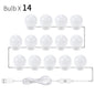 USB Touch Switch LED Mirror Light Bulb