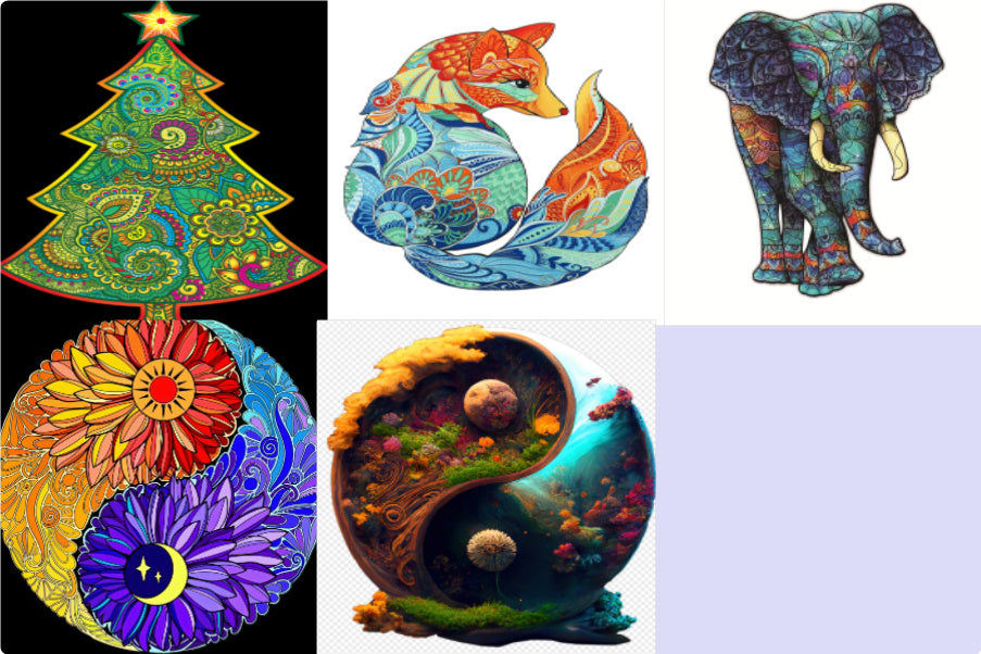Each Piece Is Animal Shaped Christmas Gift Colorful Elephant Turtle Wooden Jigsaw Puzzles