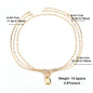 European And American Chain Like Flat Snake Twin Necklace Women's Classic Fashion