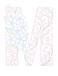 Paper Filigree Painting Kit - Letters