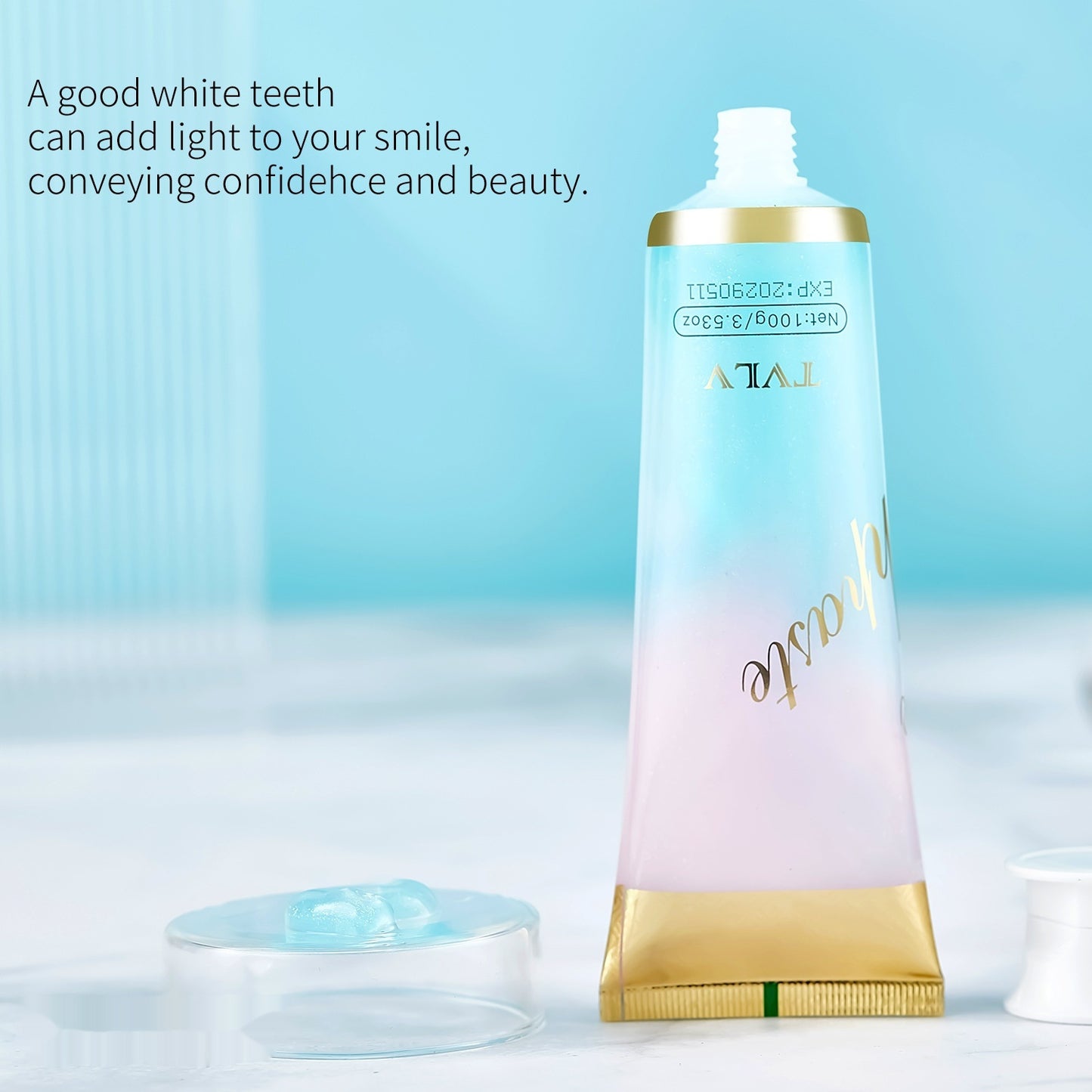 Colorful Pure White Toothpaste Pure White Tooth Stain Removal