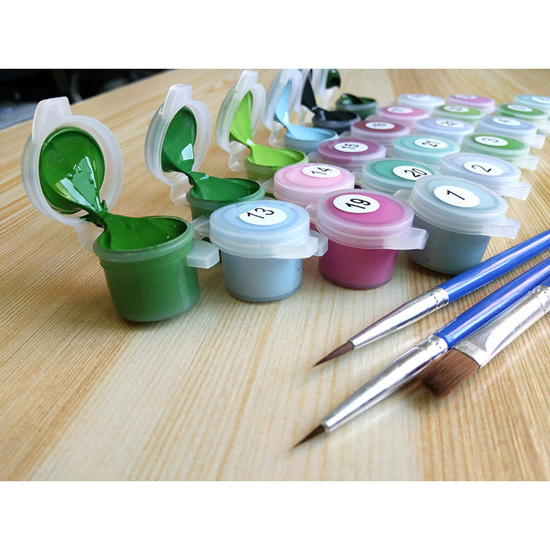 Digital oil painting diy frameless wholesale figures