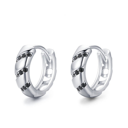 European And American Retro Women's Round Earrings Beautiful Temperament Copper