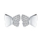 Korean Style Cute And Compact Butterfly Copper Plated Stud Earrings