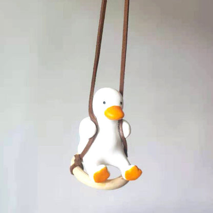 Car Swing Duck Automobile Hanging Ornament Cross-border Foreign Trade Car Rearview Mirror Pendant To Swing Duck Automobile Hanging Ornament