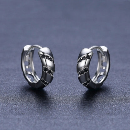 European And American Retro Women's Round Earrings Beautiful Temperament Copper