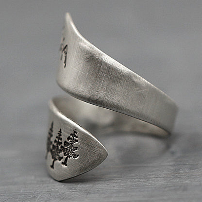Mountain forest opening adjustable ring