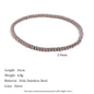 Niche Vintage Stainless Steel Plated 18K Elastic Bead Bracelet