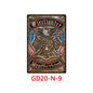 Retro Tin Painting Bar Home KTV Wall Hanging