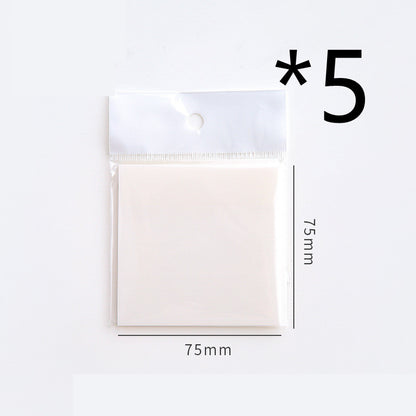 PET Transparent Post-it Notes Waterproof Material Sticky Notes