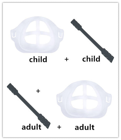 Three-dimensional Support Frame Anti-stuffing And Breathable Inner Pad