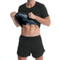 Men's Fashion Simple Solid Colour Sweatshirt Short Sleeve