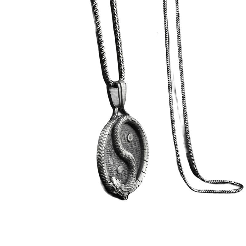Men's Personalized Stylish And Simple All-match Pendant Sweater Chain