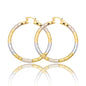 Simple Gold Women's Metal Alloy Earrings