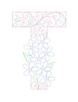 Paper Filigree Painting Kit - Letters