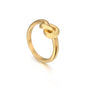 Truelove Knot Geometric Titanium Steel Ring