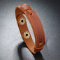 Leather BraceletCreative Light Board Multi-layer Cowhide Bracelet Adjustable