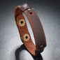 Leather BraceletCreative Light Board Multi-layer Cowhide Bracelet Adjustable