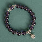 10MM Hollow Ball Korean Style Crystal Opal Beaded Bracelet